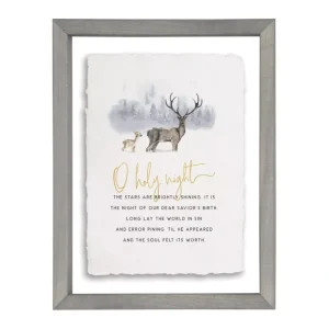 "Oh Holy Night" Floating Frame Art by Sincere S urroundings - glamourwo.com | ladies' apparel & accessories & shoes* Online