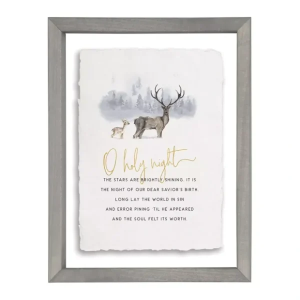 "Oh Holy Night" Floating Frame Art by Sincere S urroundings - glamourwo.com | ladies' apparel & accessories & shoes* Online