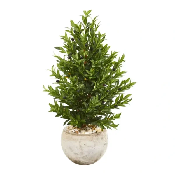 3' Olive Cone Topiary in Sandstone Planter - glamourwo.com | ladies' apparel & accessories & shoes* Best