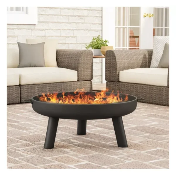 27.5" Outdoor Fire Pit with Storage Cover - glamourwo.com | ladies' apparel & accessories & shoes* Cheap