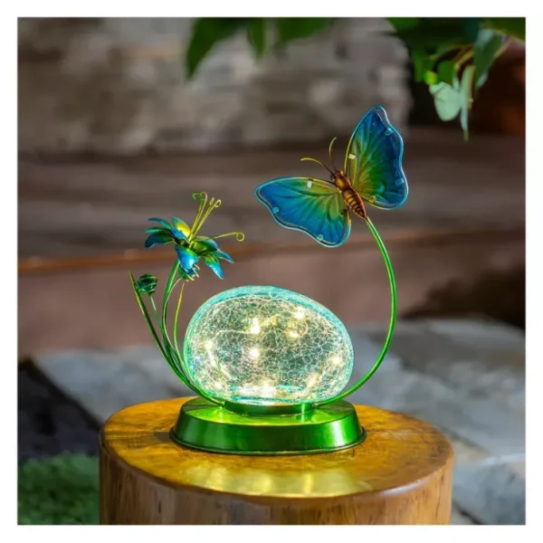 Plow Hearth Garden Decor w/ Illuminating Glass Globe - glamourwo.com | ladies' apparel & accessories & shoes* Outlet