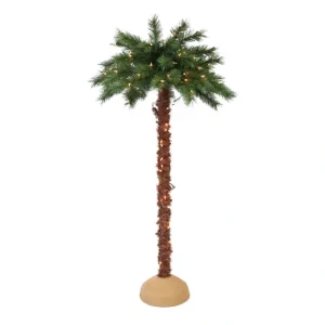 5' Prelit Artificial Palm Tree with 150 UL-Listed Lights - glamourwo.com | ladies' apparel & accessories & shoes* Discount