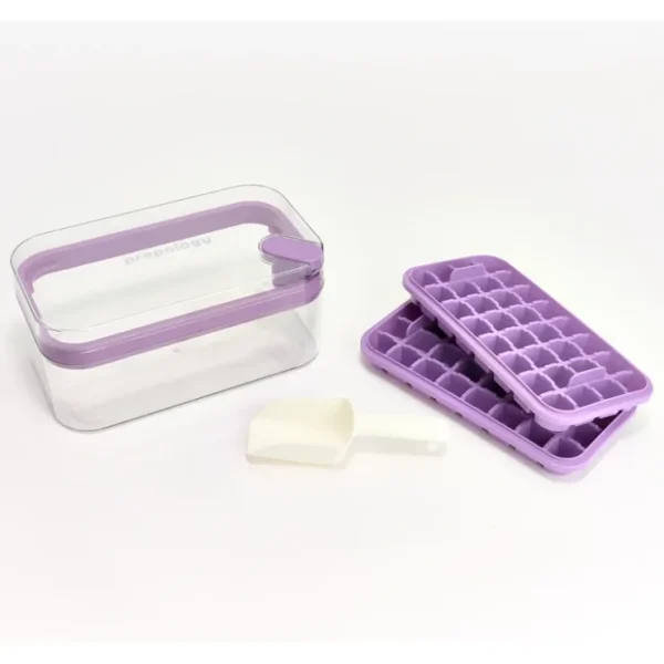 Prepology Push To Drop Ice Cube Tray with Storage Bin - glamourwo.com | ladies' apparel & accessories & shoes* Best