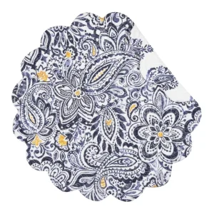 17" Serena Round Placemat Set of 6 by Valerie - glamourwo.com | ladies' apparel & accessories & shoes* Clearance