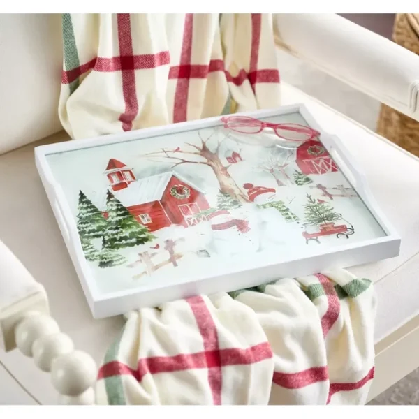 Set of 2 Tempered Glass Cutting Boards with Wood Tray - glamourwo.com | ladies' apparel & accessories & shoes* Sale
