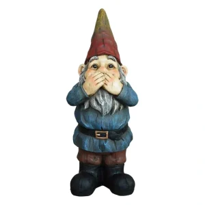 "Speak No Evil" Resin Gnome by Santa's Workshop - glamourwo.com | ladies' apparel & accessories & shoes* Online