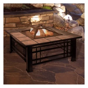 32" Square Tile Fire Pit - glamourwo.com | ladies' apparel & accessories & shoes* Discount