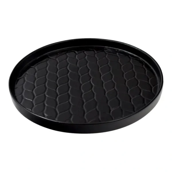 Temp- tations Carved Willow 13" Ceramic Lazy Susan - glamourwo.com | ladies' apparel & accessories & shoes* New