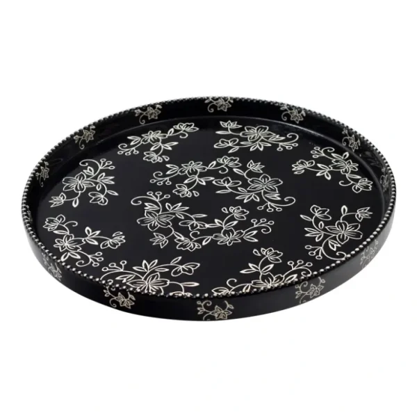 Temp- tations Floral Lace 13" Ceramic Lazy Susan - glamourwo.com | ladies' apparel & accessories & shoes* Cheap