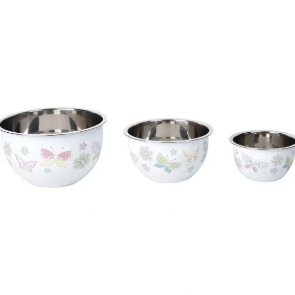 Temp-tations Seasonal Set of 3 Stainless Steel Bowls - glamourwo.com | ladies' apparel & accessories & shoes* Best
