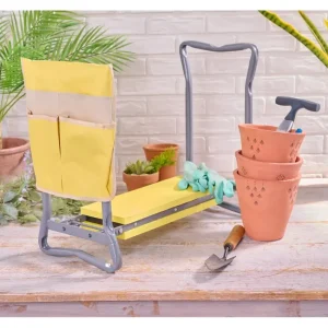 Ultimate Innovations Folding Garden Kneeling Bench with Pockets - glamourwo.com | ladies' apparel & accessories & shoes | New