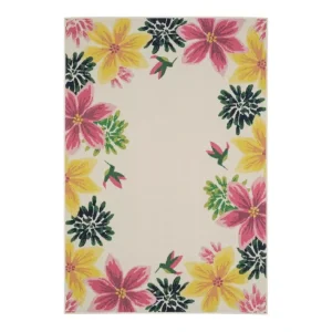 Ultimate Innovations Hummingbird Garden 5'3"x7'6" Rug - glamourwo.com | ladies' apparel & accessories & shoes | Online