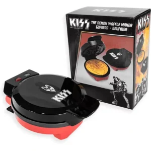 Uncanny Brands KISS The Demon Waffle Maker - glamourwo.com | ladies' apparel & accessories & shoes | Hot