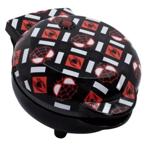 Uncanny Brands Marvel Mini Waffle Maker- Miles Morales - glamourwo.com | ladies' apparel & accessories & shoes | Online
