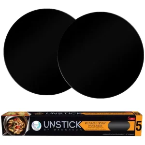 Unstick Set of 4 Reusable Frying Pan Liners - glamourwo.com | ladies' apparel & accessories & shoes | Fashion
