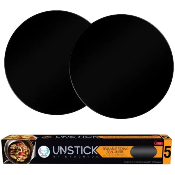 Unstick Set of 4 Reusable Frying Pan Liners - glamourwo.com | ladies' apparel & accessories & shoes | Fashion