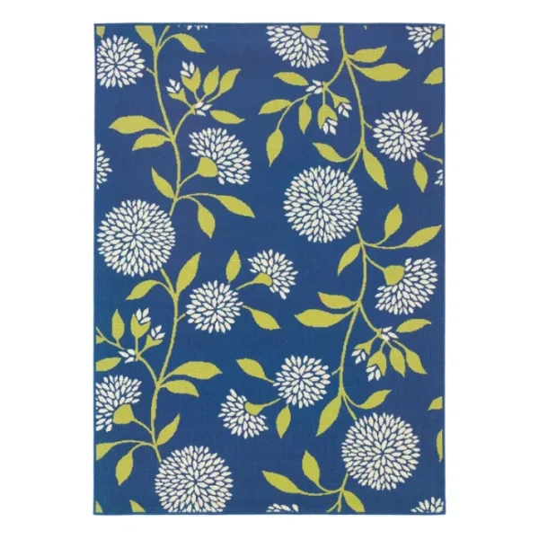 Veranda Living Casper In/Out Casual Floral 8x10ft Rug - glamourwo.com | ladies' apparel & accessories & shoes | Sale