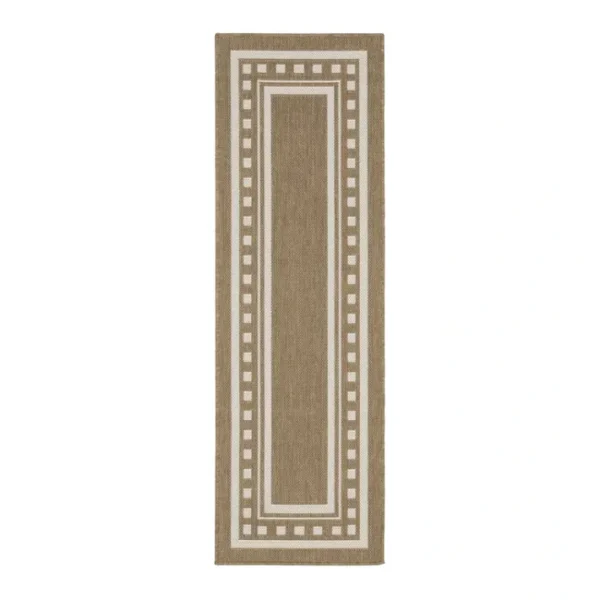 Veranda Living Dot Border Reversible 20" x 60" Rug - glamourwo.com | ladies' apparel & accessories & shoes | Outlet