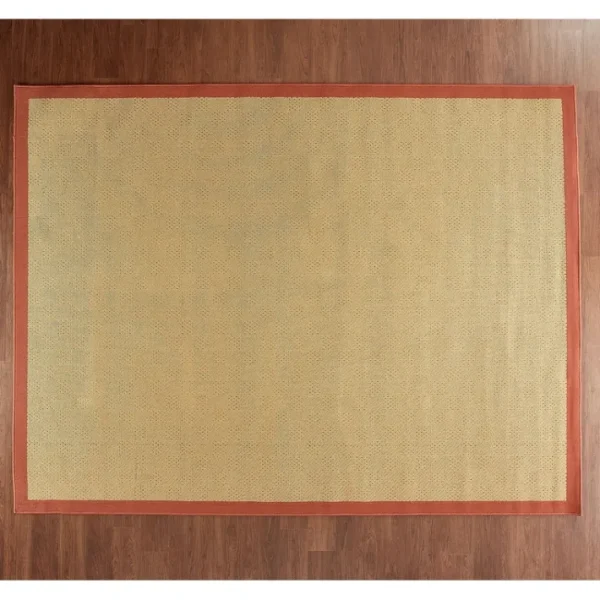 Veranda Living 7'x10' Classic Solid Border In/Outdoor Rug - glamourwo.com | ladies' apparel & accessories & shoes | Shop