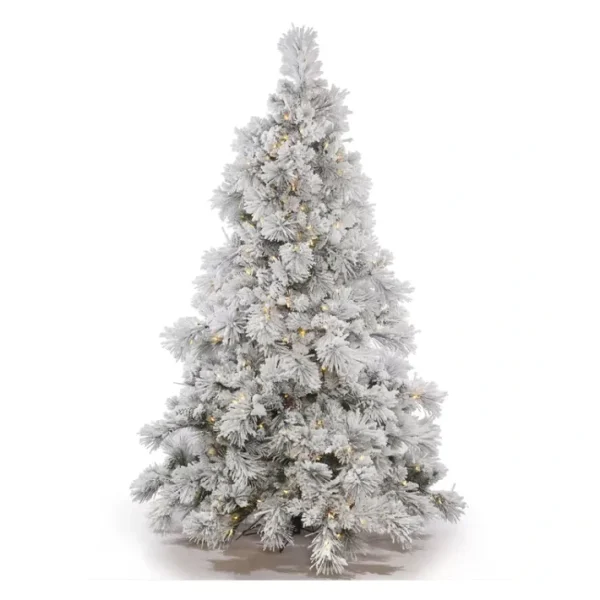Vickerman 7.5' Flocked Alberta Artificial Chr istmas Tree, WW - glamourwo.com | ladies' apparel & accessories & shoes | Best Sale