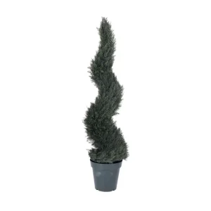 Vickerman 48" UV Pond Cypress Spiral Topiary Tree in Pot - glamourwo.com | ladies' apparel & accessories & shoes | Outlet