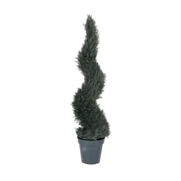 Vickerman 48" UV Pond Cypress Spiral Topiary Tree in Pot - glamourwo.com | ladies' apparel & accessories & shoes | Outlet