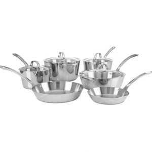 Viking Contemporary 10-Piece Stainless Steel Cokware Set - glamourwo.com | ladies' apparel & accessories & shoes | Fashion