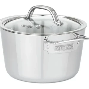 Viking Contemporary 3-Ply 3.4-Qt Soup Pot, Mirror Finish - glamourwo.com | ladies' apparel & accessories & shoes | Best