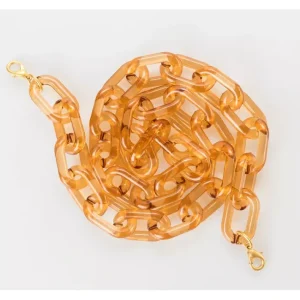 Violet Brooks Lucite Face Covering Chain - glamourwo.com | ladies' apparel & accessories & shoes | Clearance