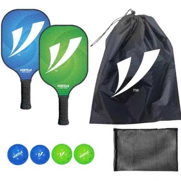 VORTExX 8-Pc Deluxe Pickleball Set with 2 Paddles - glamourwo.com | ladies' apparel & accessories & shoes | Discount