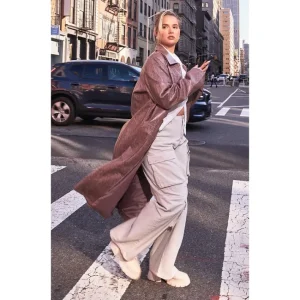 Washed Stone Baggy Wide Leg Cargo Pocket Jeans - glamourwo.com | ladies' apparel & accessories & shoes | Outlet
