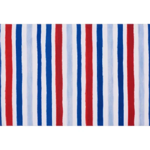Watercolor Patriotic Strip Placemat Set of 6 byValerie - glamourwo.com | ladies' apparel & accessories & shoes | Outlet