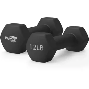 WeCare Dumbbells 12lbs Set of 2 - glamourwo.com | ladies' apparel & accessories & shoes | Store