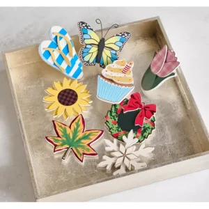 Welcome Home Set of 8 Seasonal Completer Icons by Valerie - glamourwo.com | ladies' apparel & accessories & shoes | Sale