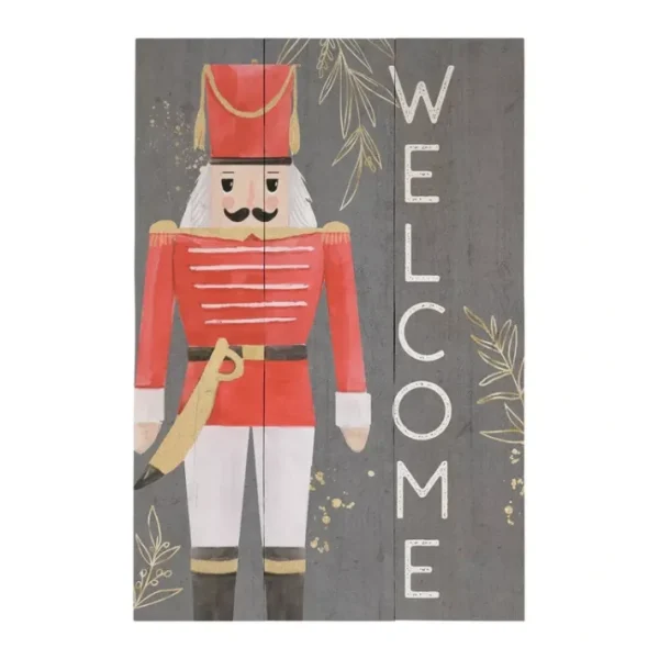 Welcome Nutcracker. Rustic Pallet By Sincere Surroundings - glamourwo.com | ladies' apparel & accessories & shoes | Store
