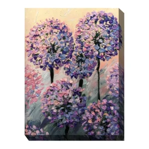 West of the Wind Outdoor Canvas Art Artistic Al lium 30" x 40" - glamourwo.com | ladies' apparel & accessories & shoes | Store