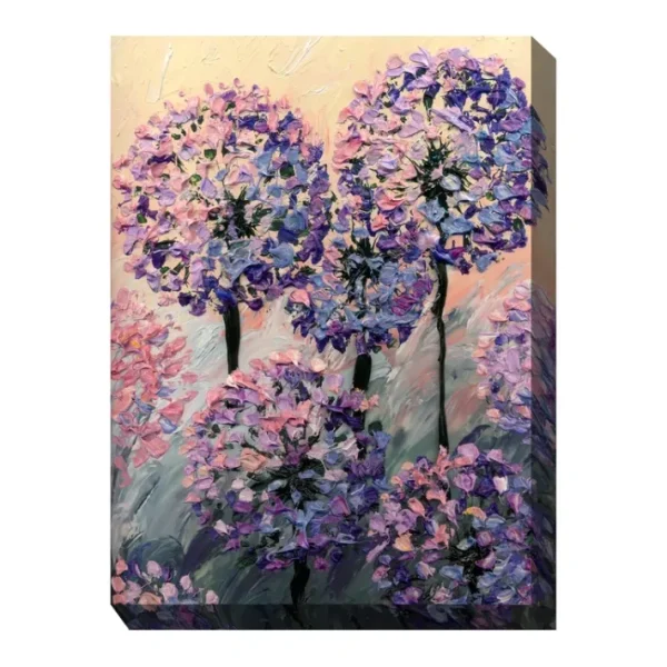 West of the Wind Outdoor Canvas Art Artistic Al lium 30" x 40" - glamourwo.com | ladies' apparel & accessories & shoes | Store