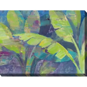 West of the Wind Outdoor Canvas Art Bermuda Pal m 40" x 30" - glamourwo.com | ladies' apparel & accessories & shoes | Online