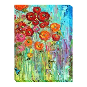 West of the Wind Outdoor Canvas Art Poppies 30x 40 - glamourwo.com | ladies' apparel & accessories & shoes | Shop
