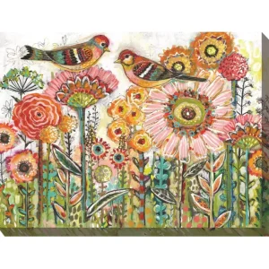 West of the Wind Outdoor Canvas Art Sweet Tweet s 40" x 30" - glamourwo.com | ladies' apparel & accessories & shoes | Discount