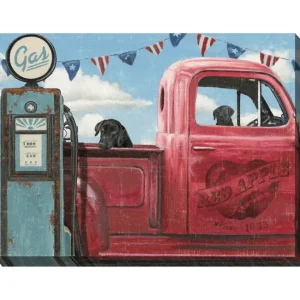West of the Wind Outdoor Canvas Art Take A Ride40" x 30" - glamourwo.com | ladies' apparel & accessories & shoes | Sale