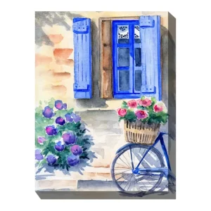West of the Wind Quaint Cottage Outdoor Canvasrt 30x40 - glamourwo.com | ladies' apparel & accessories & shoes | Discount