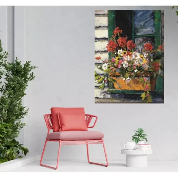 West of the Wind Window Of Color Outdoor CanvasArt 30x40 - glamourwo.com | ladies' apparel & accessories & shoes | Fashion
