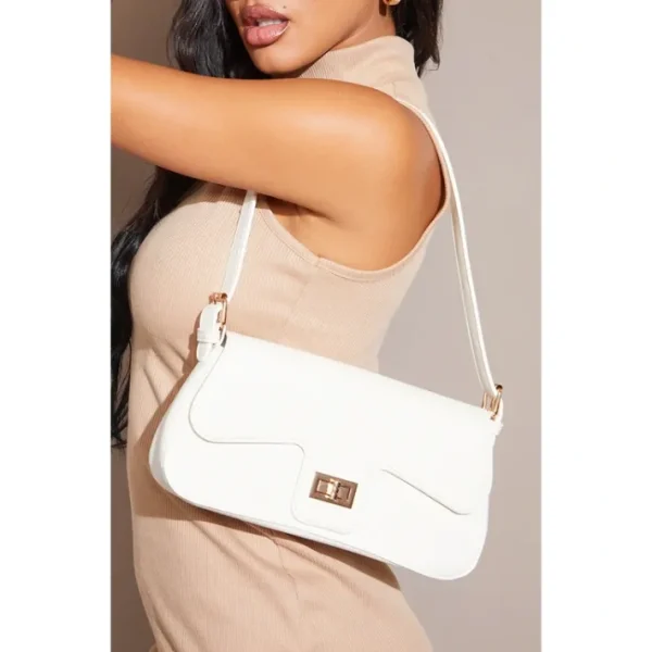 White Envelope Shoulder Bag - glamourwo.com | ladies' apparel & accessories & shoes | Clearance