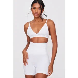 White Shapewear High Waist Control Shorts - glamourwo.com | ladies' apparel & accessories & shoes | Clearance