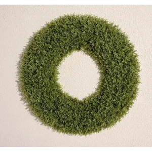 Wicker park Faux Cedar Wreath - glamourwo.com | ladies' apparel & accessories & shoes | Online