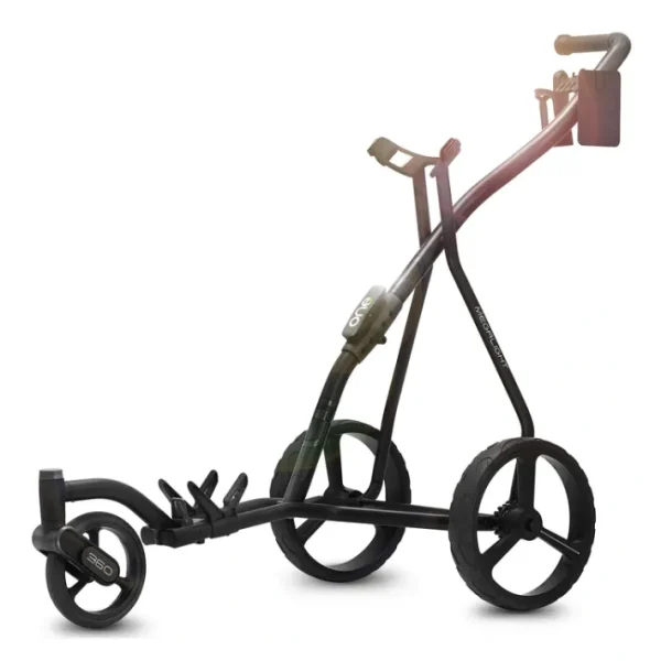 Wishbone 3-Wheel 360 Swivel Lightweight Golf Pushcart - glamourwo.com | ladies' apparel & accessories & shoes | New