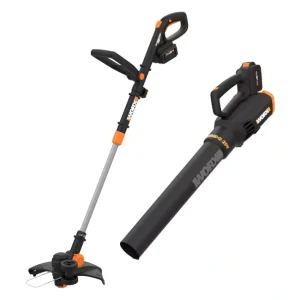 WORX POWER SHARE 20V 12 in String Trimmer and B lower 4Ah - glamourwo.com | ladies' apparel & accessories & shoes | Clearance