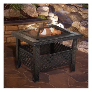 26" Woven Square Fire Pit - glamourwo.com | ladies' apparel & accessories & shoes* Outlet
