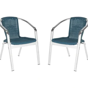 Wrangell Indoor-Outdoor Stacking Armchair by Safavieh - glamourwo.com | ladies' apparel & accessories & shoes | Fashion